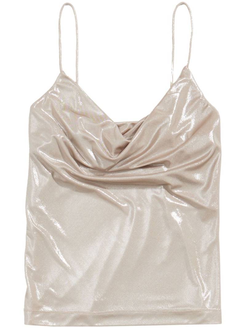 Bimba y Lola metallic top - Neutrals von Bimba y Lola