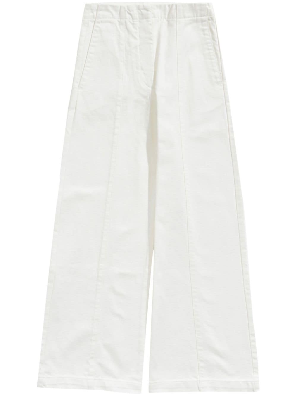 Bimba y Lola mid-rise wide-leg jeans - White von Bimba y Lola