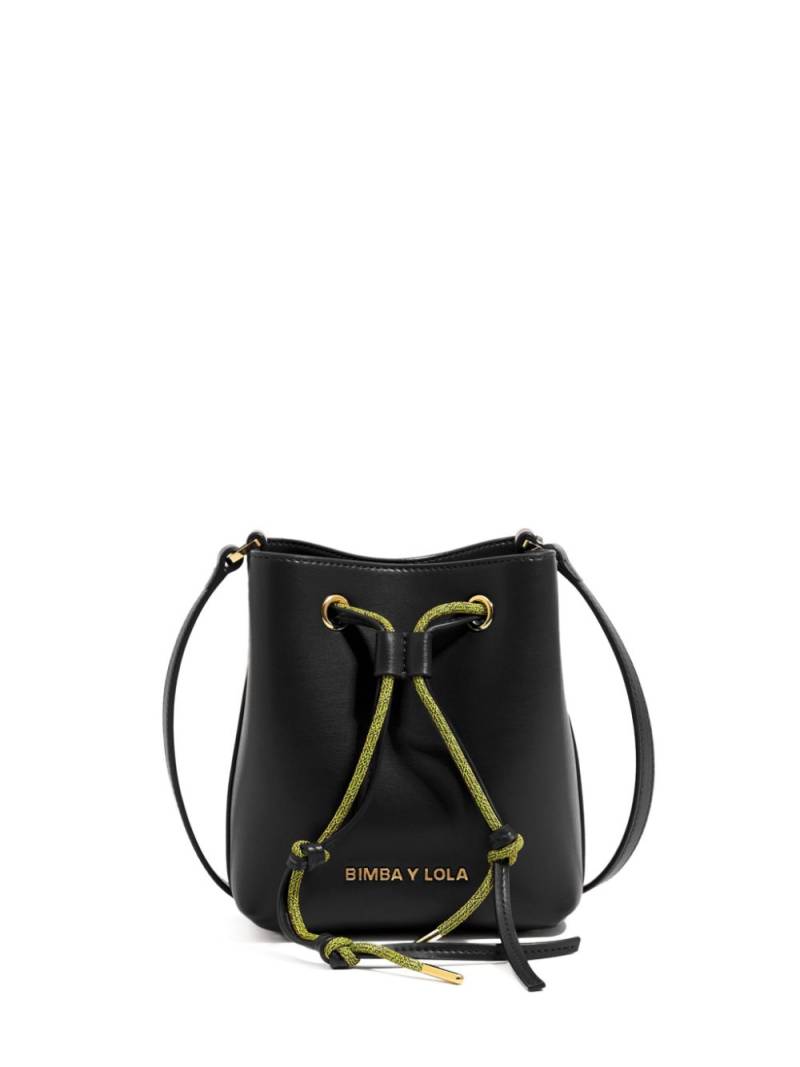 Bimba y Lola mini Chihuahua bucket bag - Black von Bimba y Lola