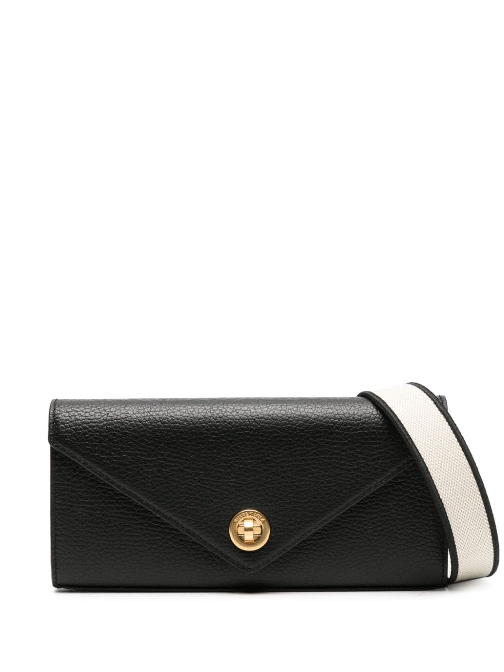 Bimba y Lola mini leather crossbody bag - Black von Bimba y Lola