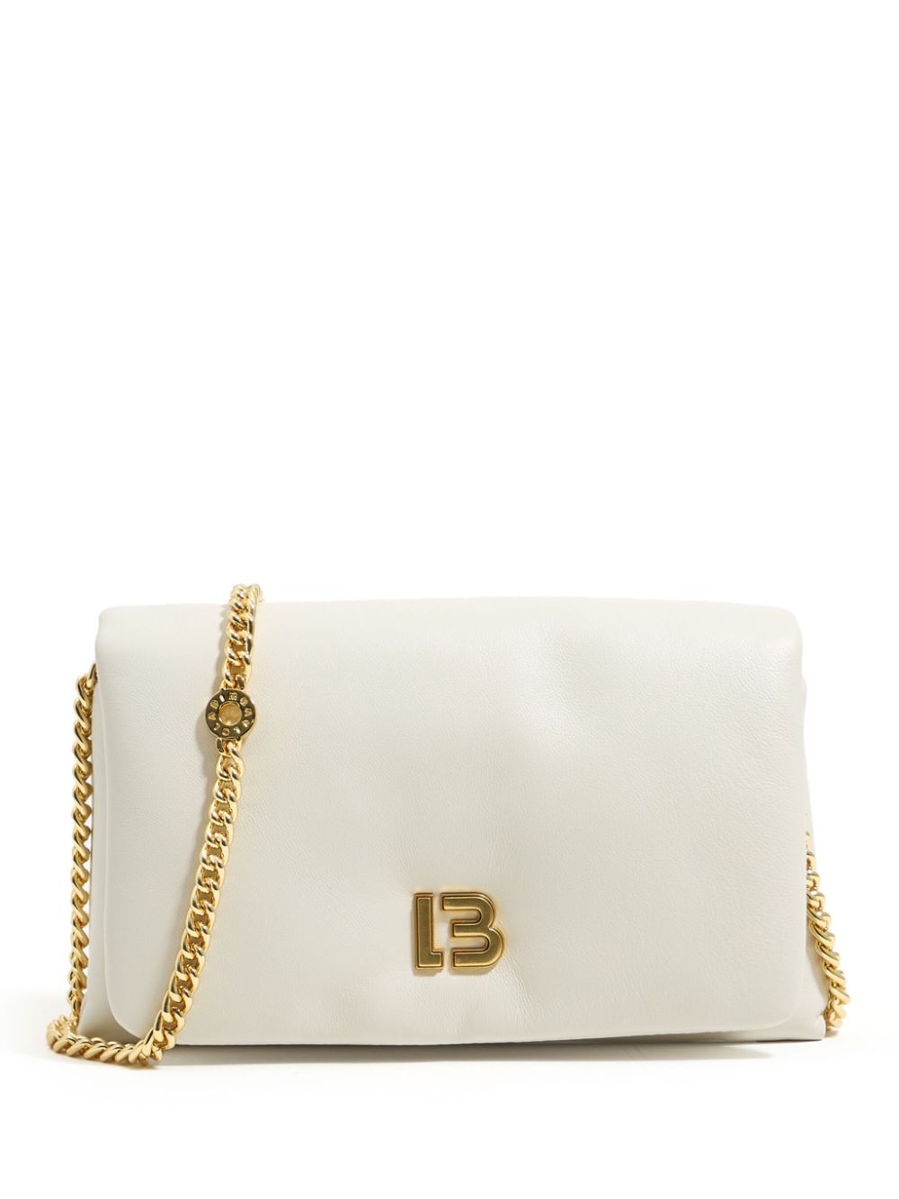 Bimba y Lola mini leather crossbody bag - White von Bimba y Lola