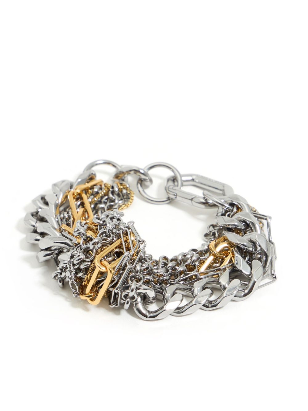 Bimba y Lola multi-chain knot bracelet - Silver von Bimba y Lola