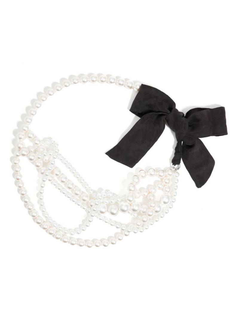 Bimba y Lola multi-pearls necklace - White von Bimba y Lola