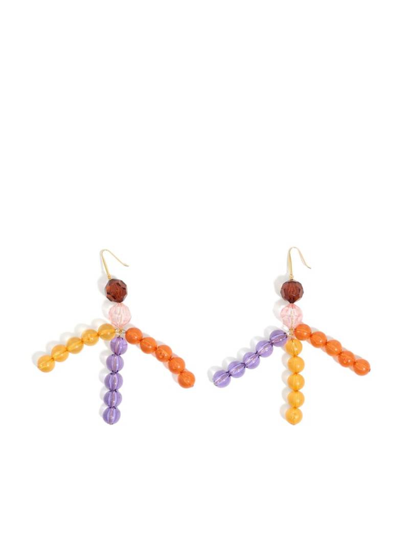 Bimba y Lola multicolor beaded earrings - Pink von Bimba y Lola