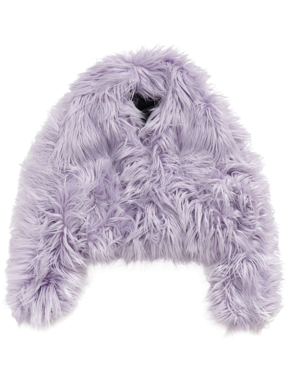 Bimba y Lola oversize faux fur jacket - Purple von Bimba y Lola