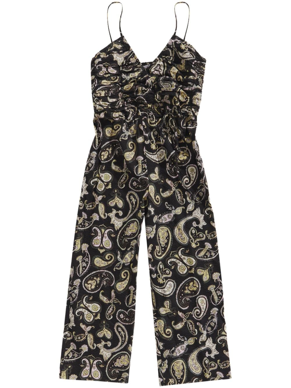 Bimba y Lola paisley-print cotton jumpsuit - Black von Bimba y Lola