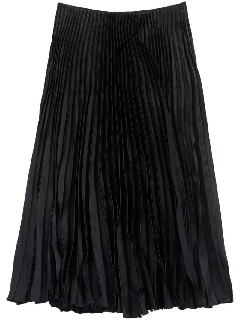 Bimba y Lola pleated midi skirt - Black von Bimba y Lola