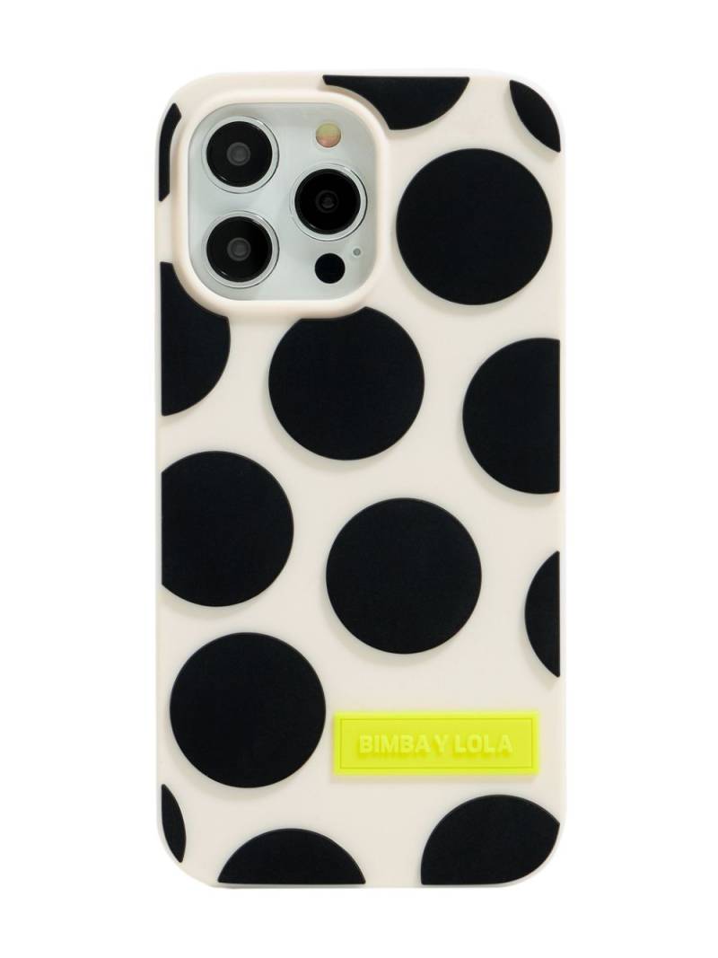 Bimba y Lola polka-dot iPhone 13 Pro Max case - Neutrals von Bimba y Lola