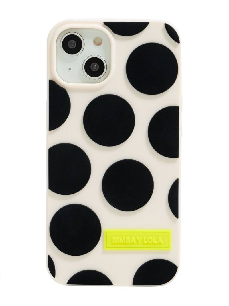 Bimba y Lola polka-dot iPhone 15 Plus case - Neutrals von Bimba y Lola