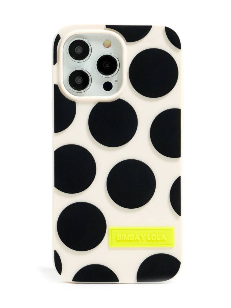 Bimba y Lola polka-dot print iPhone 14 Pro Max case - Neutrals von Bimba y Lola