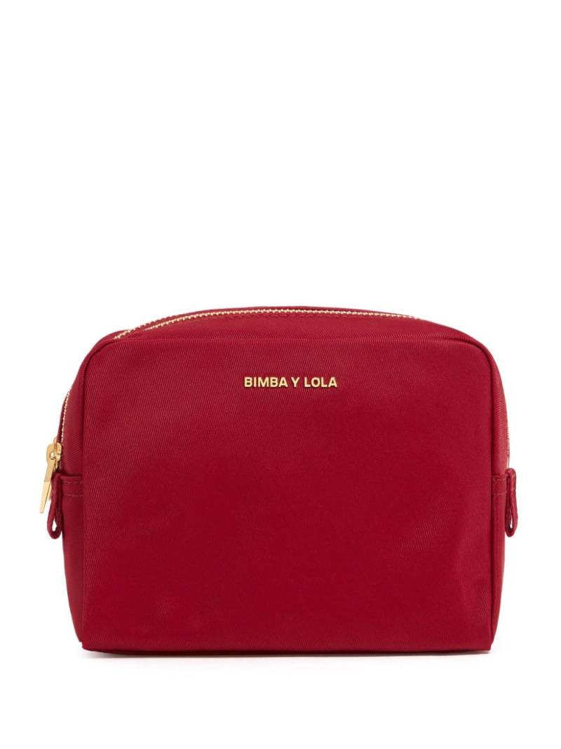 Bimba y Lola red double nylon make-up case von Bimba y Lola