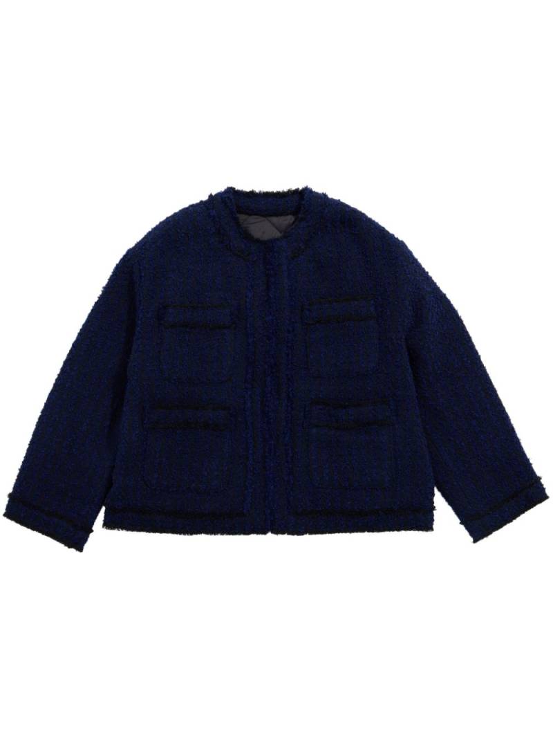 Bimba y Lola reversible tweed jacket - Blue von Bimba y Lola