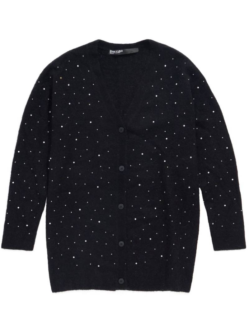 Bimba y Lola rhinestone-embellished cardigan - Black von Bimba y Lola