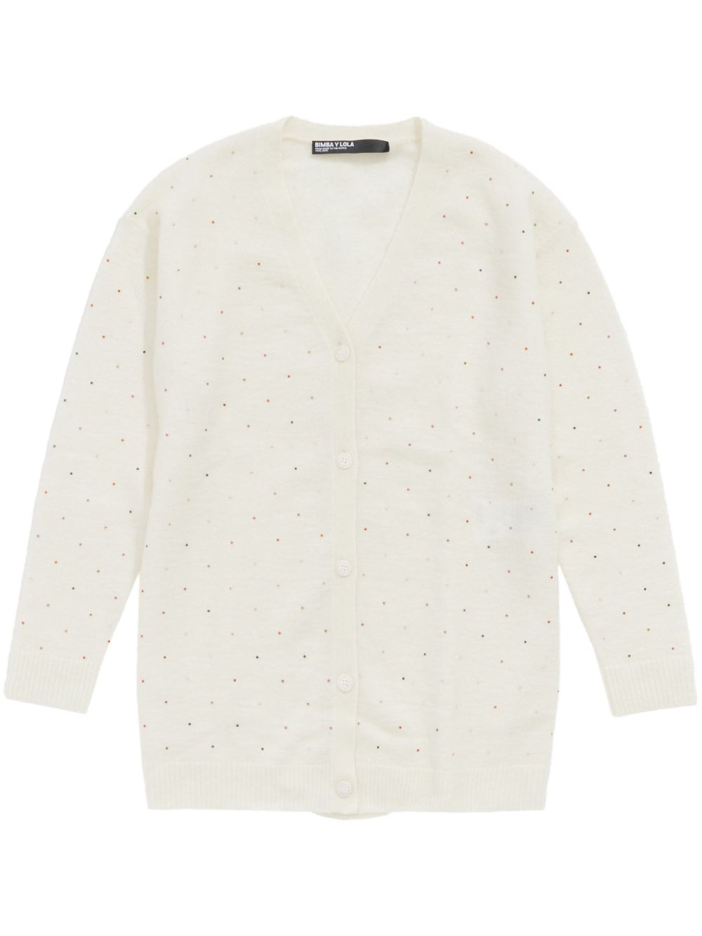 Bimba y Lola rhinestone-embellished cardigan - White von Bimba y Lola