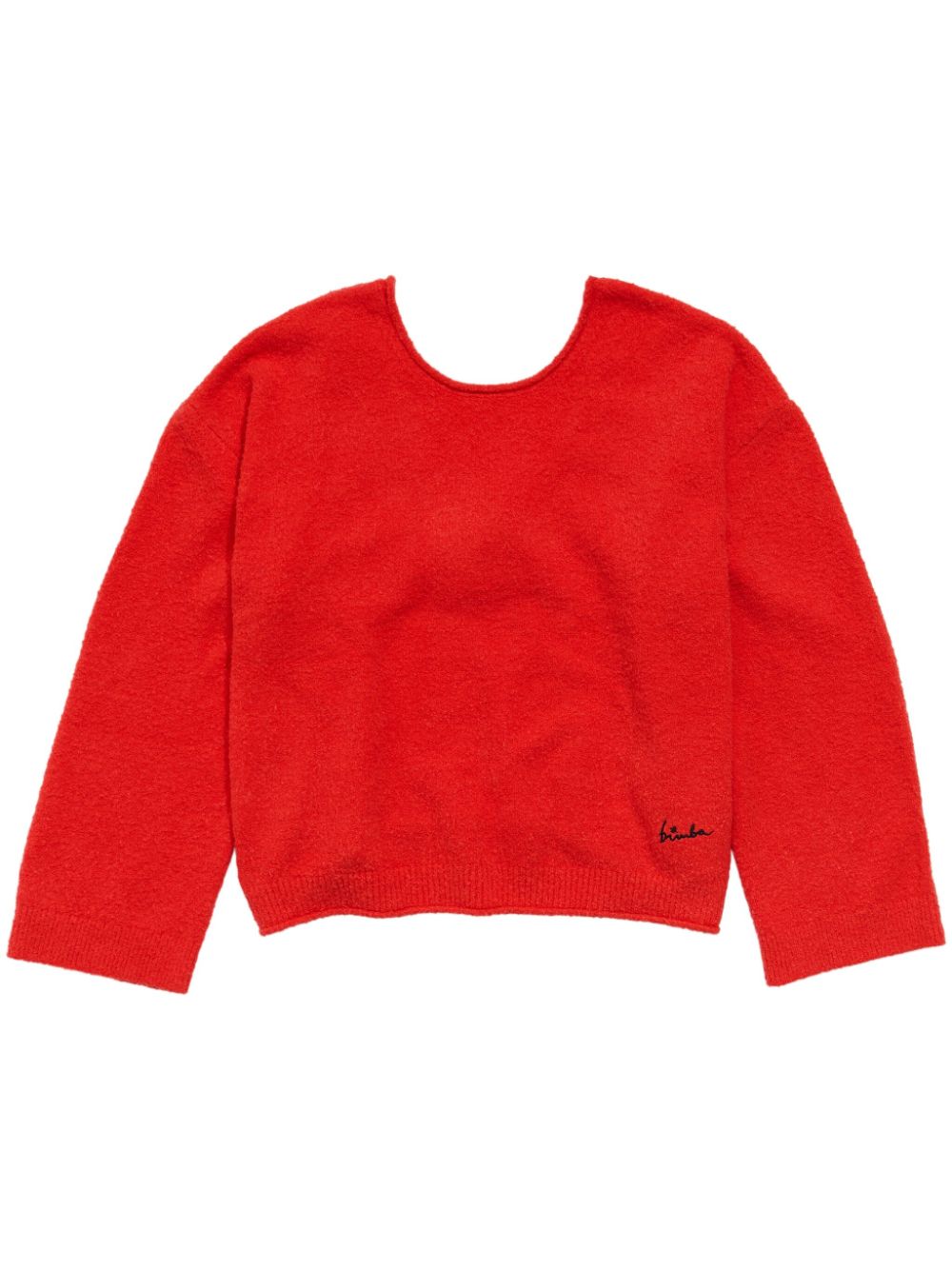 Bimba y Lola rounded-back sweater - Red von Bimba y Lola