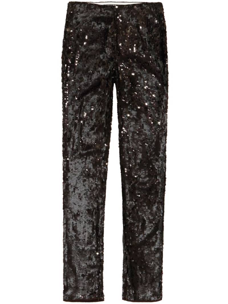 Bimba y Lola sequin trousers - Red von Bimba y Lola