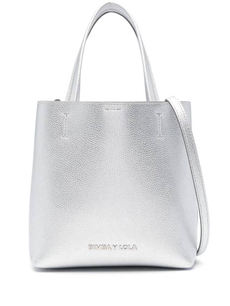 Bimba y Lola small Chihuahua tote bag - Silver von Bimba y Lola