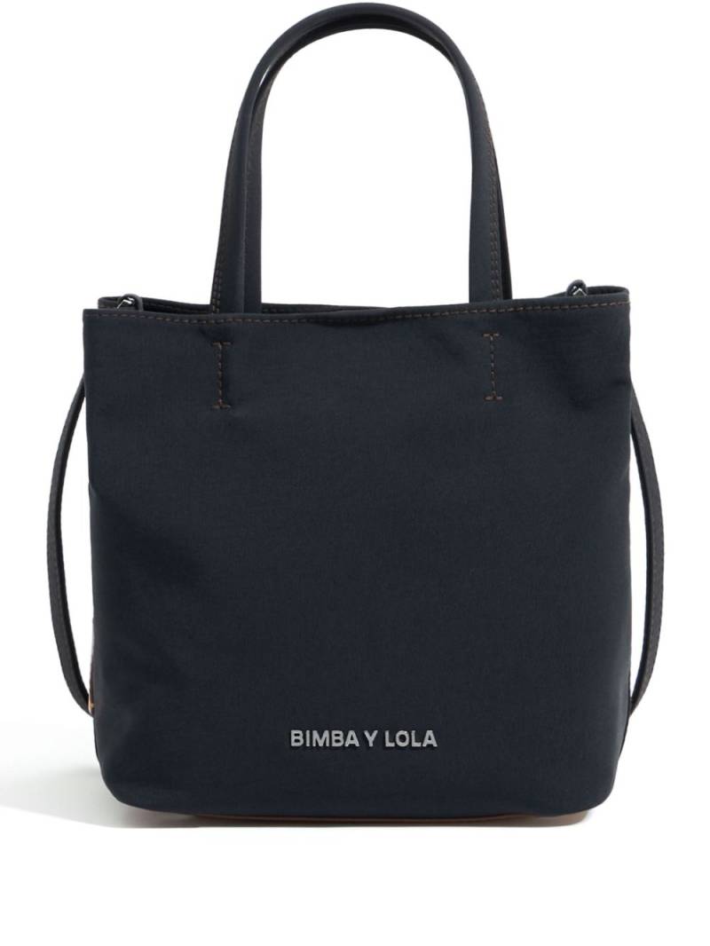 Bimba y Lola small Gabardine Chihuahua cross body bag - Blue von Bimba y Lola