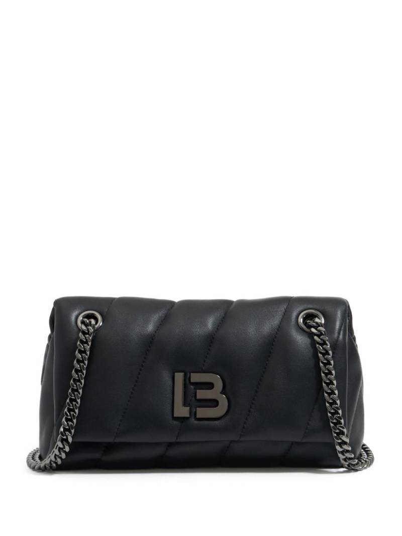 Bimba y Lola small leather flap shoulder bag - Black von Bimba y Lola