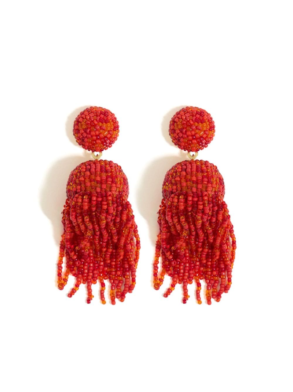 Bimba y Lola tassel-detail drop earrings - Red von Bimba y Lola