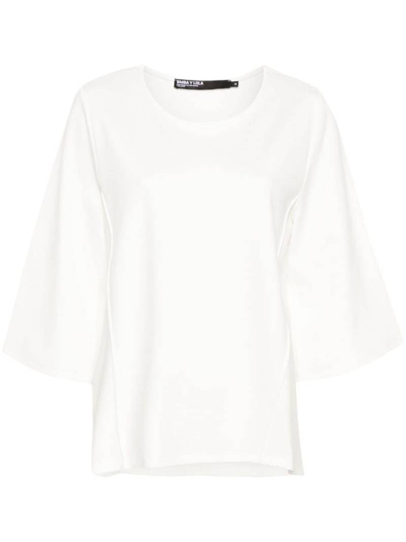 Bimba y Lola three quarter-sleeve T-shirt - White von Bimba y Lola