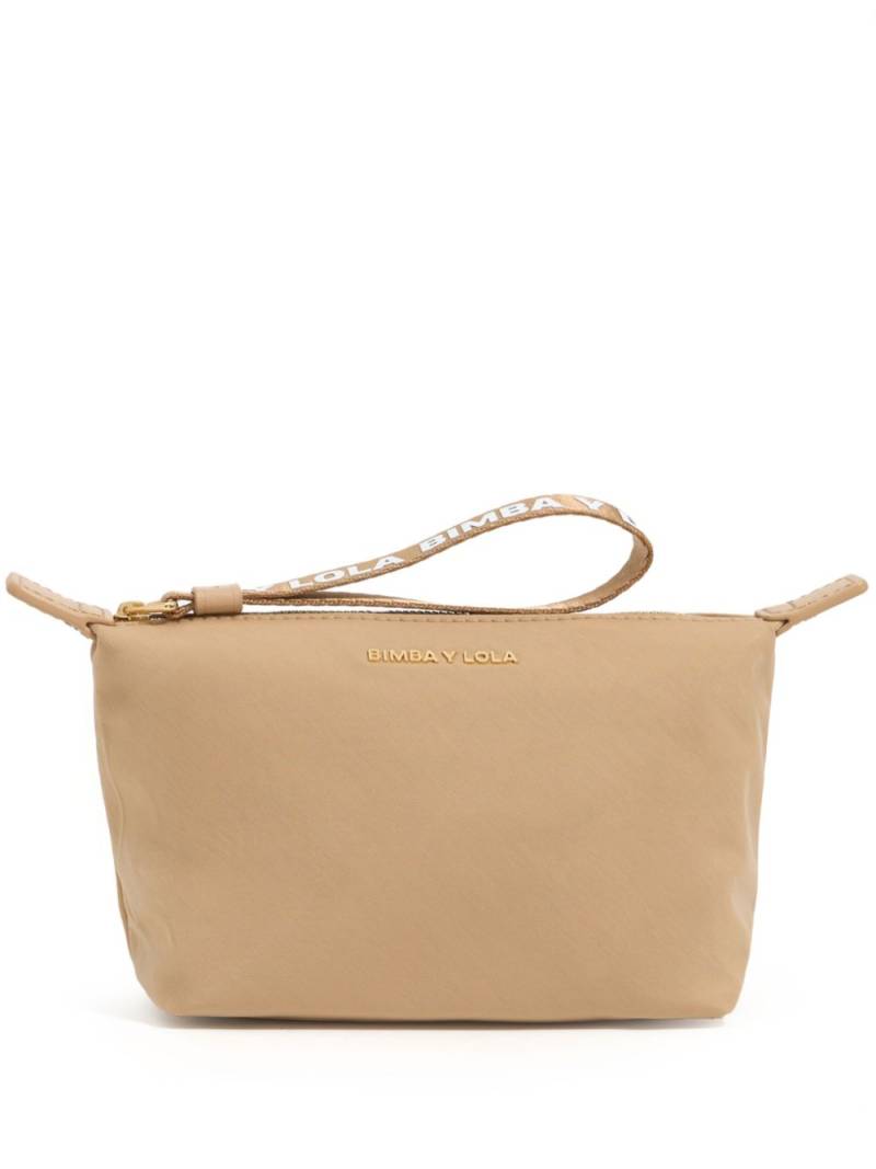 Bimba y Lola trapeze makeup bag - Neutrals von Bimba y Lola