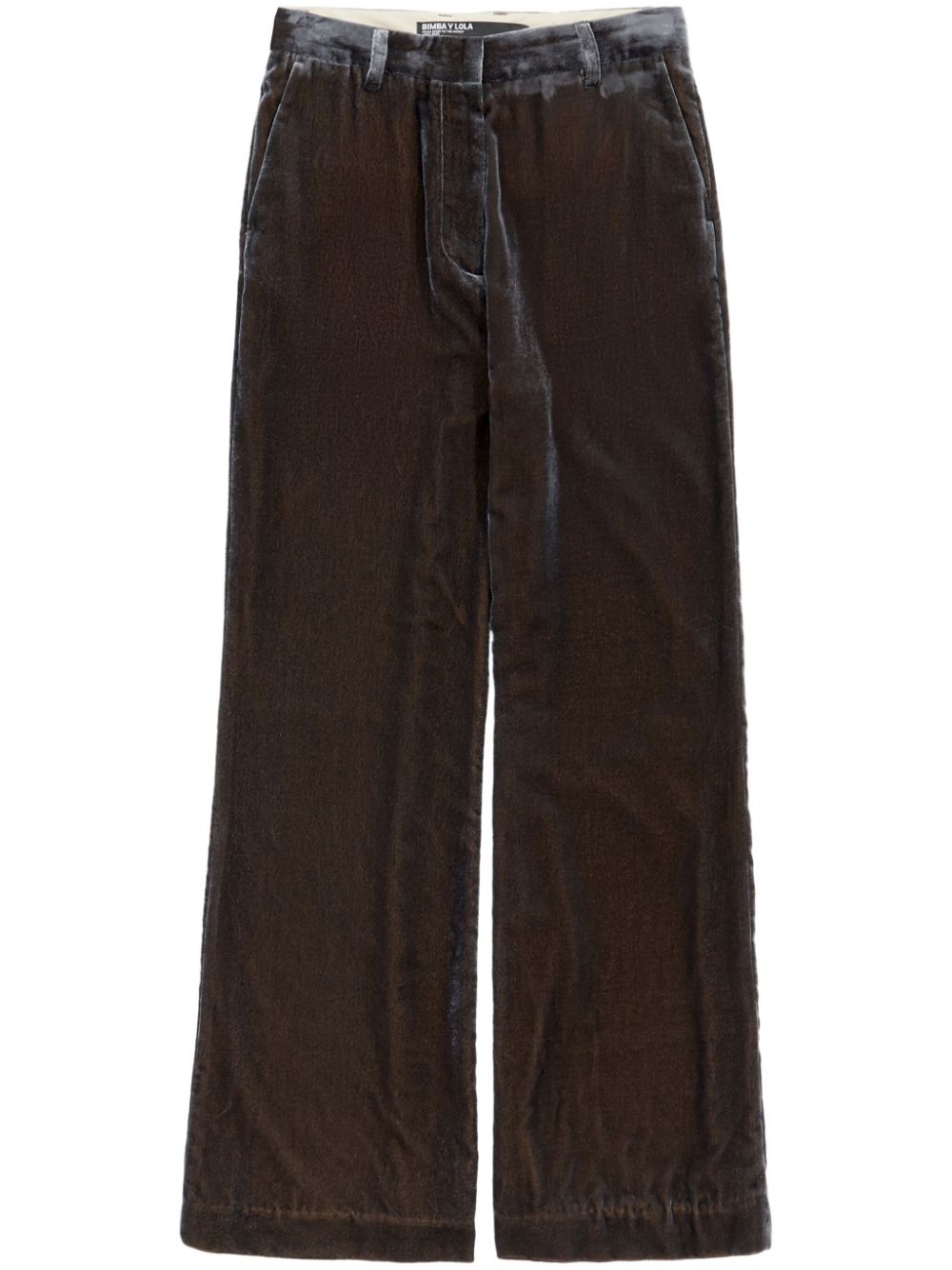 Bimba y Lola velvet trousers - Brown von Bimba y Lola