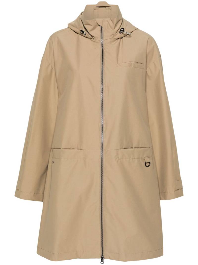 Bimba y Lola zip-up hooded trench coat - Neutrals von Bimba y Lola