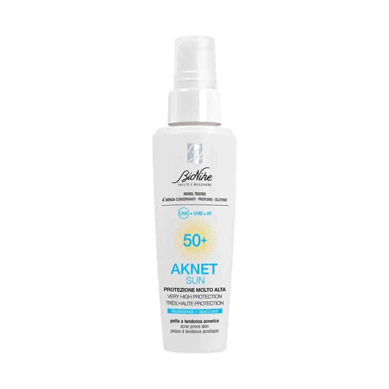 Aknet Sun 50+ - Sonnencreme Für Zu Akne Neigende Haut Damen  50ml von BioNike