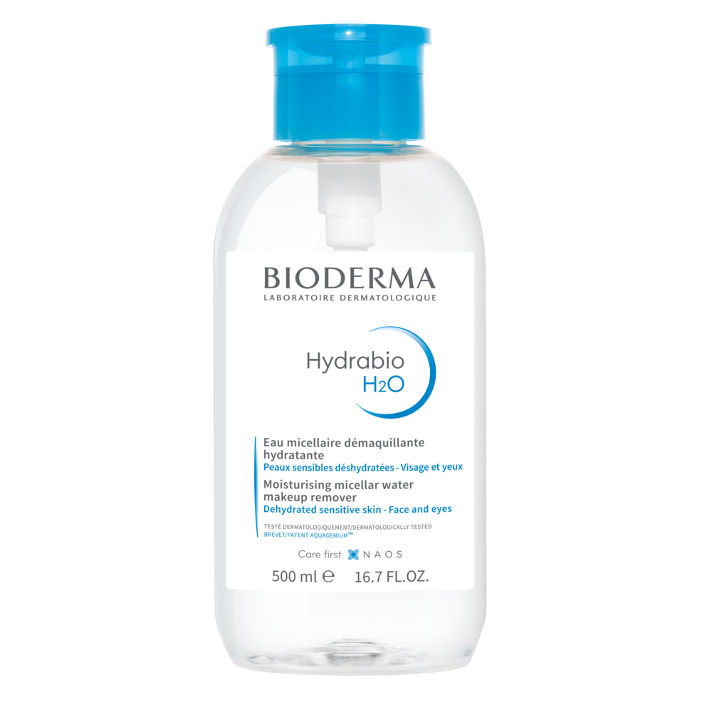 HYDRABIO - H2o Feuchtigkeitsspendendes Mizellenwasser Pumpe von Bioderma