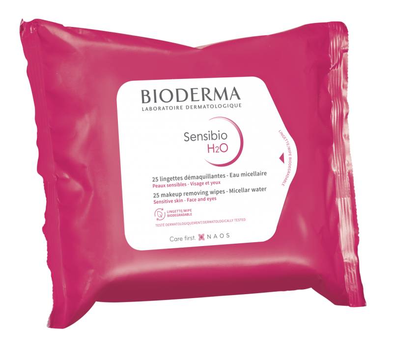 SENSIBIO - H2o Feuchttücher Mizellentücher von Bioderma