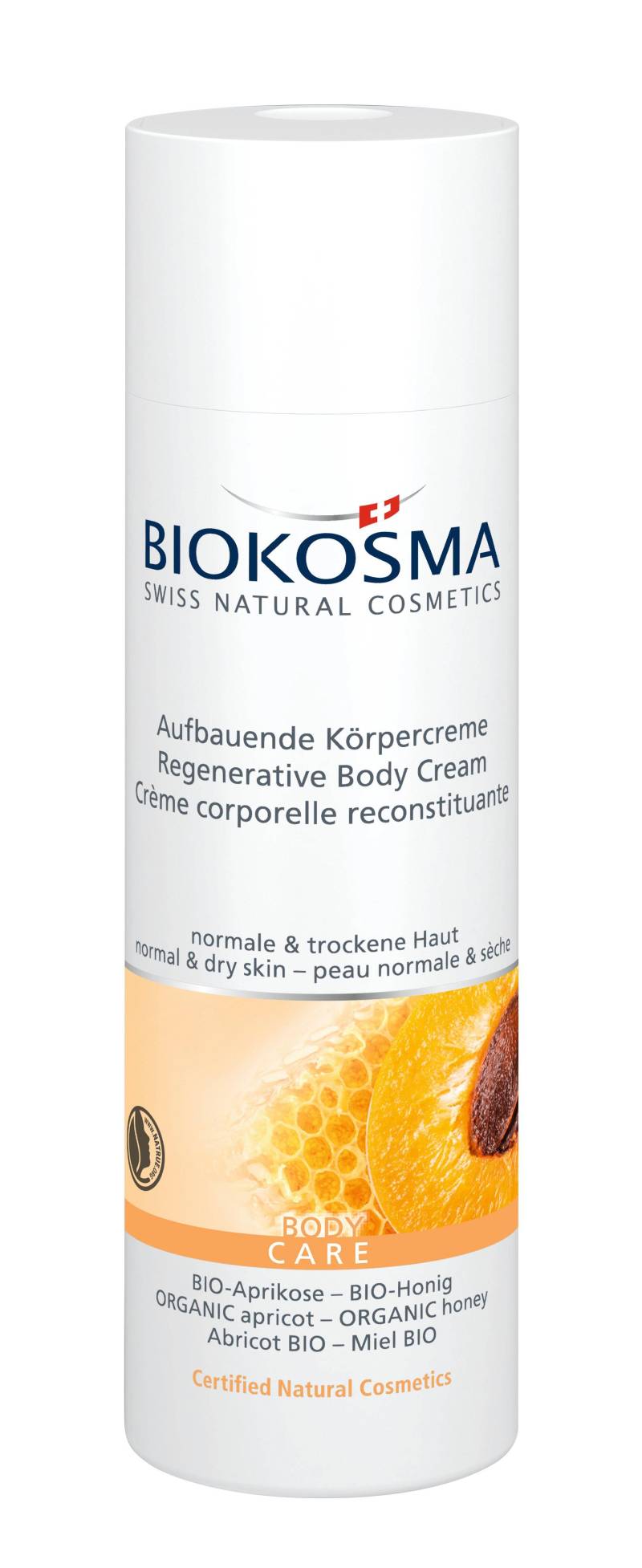 Aufbauende Körpercreme Bio-aprikose - Bio-honig Damen  200ml von BIOKOSMA