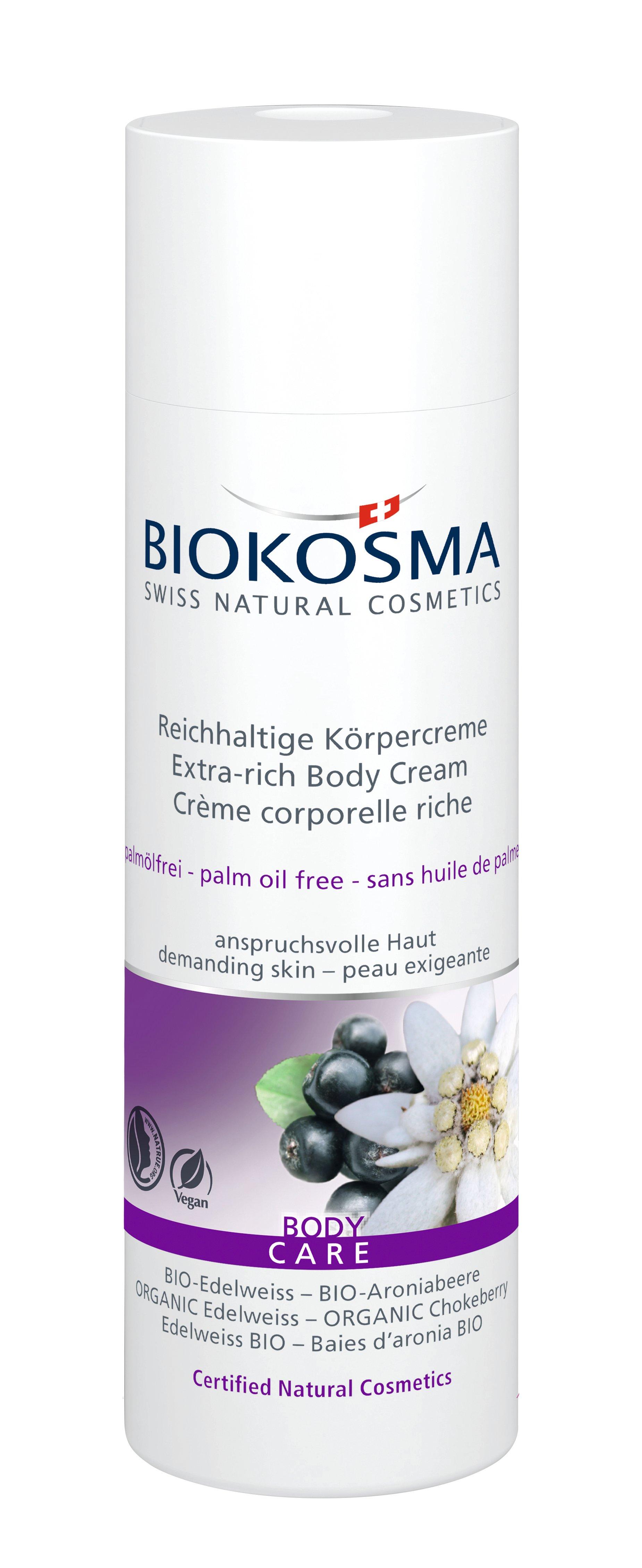 Reichhaltige Körpercreme Bio-edelweiss - Bio-aroniabeere Damen  200ml von BIOKOSMA