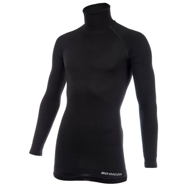 Bioracer - Base Layer Merino Heavy L/S Turtle Neck - Merinounterwäsche Gr M/L;XL/XXL;XS/S schwarz von Bioracer