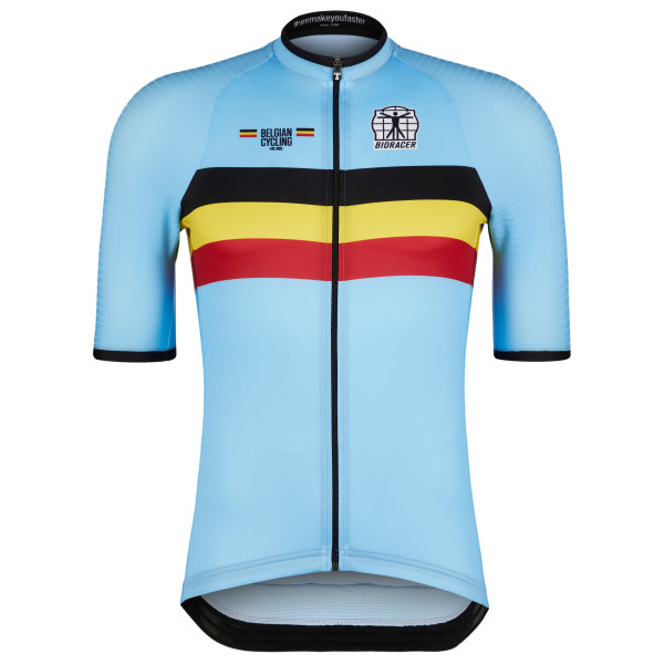 Bioracer - Belgium Icon Classic Jersey - Velotrikot Gr L;M;S;XL;XS;XXL blau von Bioracer