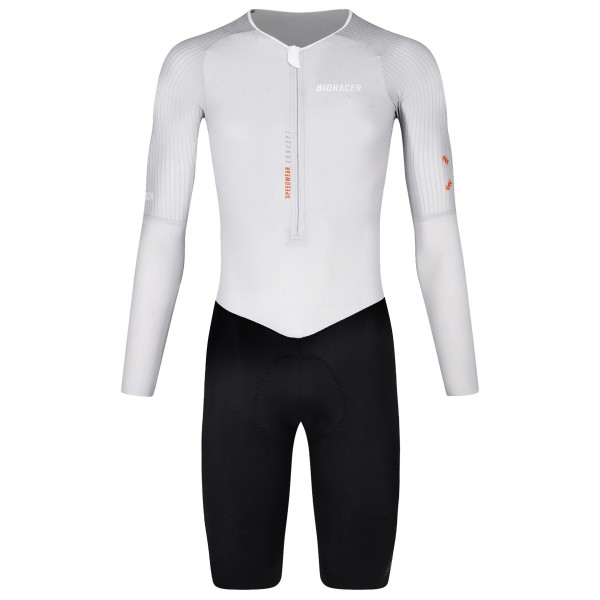 Bioracer - Speedwear Time Trial Suit - Veloeinteiler Gr L;M;S;XL;XXL grau;weiß Bioracer - Speedwear Time Trial Suit - Veloeinteiler Gr L;M;S;XL;XXL grau;weiß von Bioracer