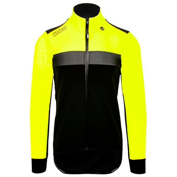 Bioracer - Spitfire Tempest Protect Winter Jacket Fluo - Velojacke Gr L schwarz/gelb von Bioracer