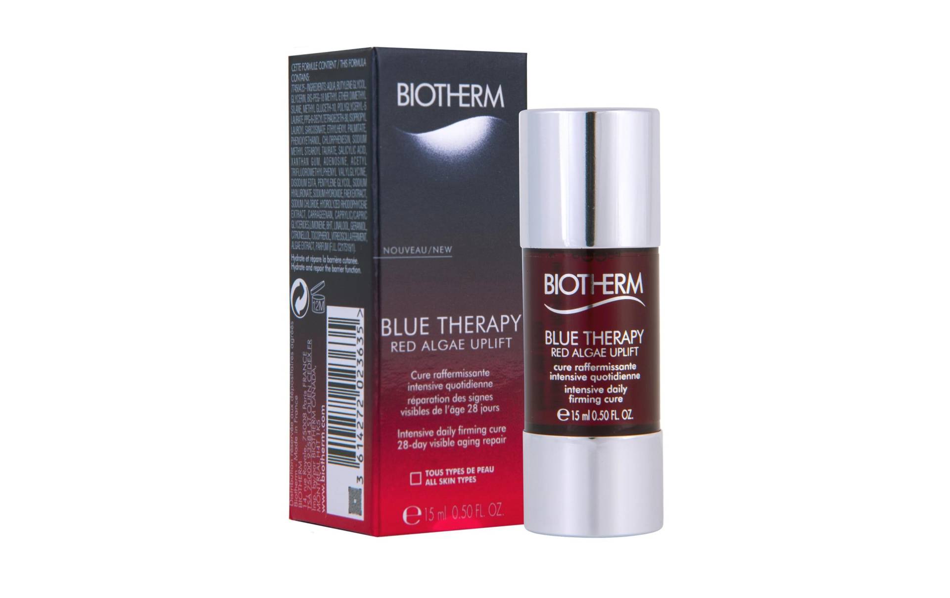 BIOTHERM Gesichtsserum »Blue Therapy Red Algae Uplift Cure 15 ml«, Premium Kosmetik von Biotherm