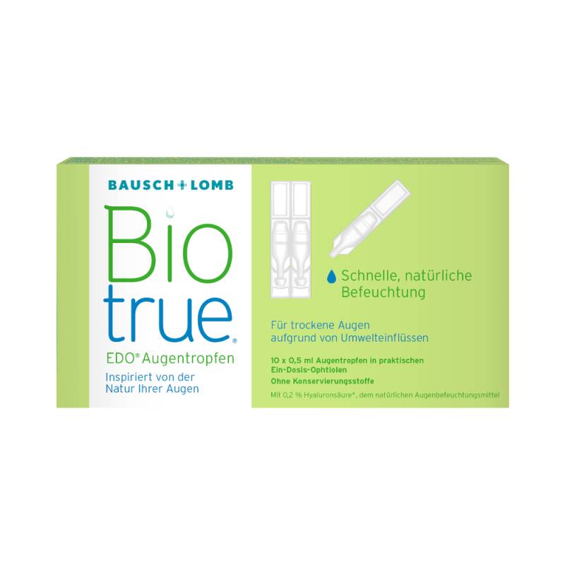 Biotrue Augentropfen - 10x0,5ml Ampullen von Biotrue