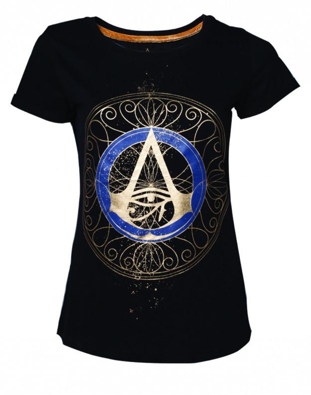 T-shirt - Assassin's Creed - Empire Gold Spaller Logo Damen  L von Bioworld