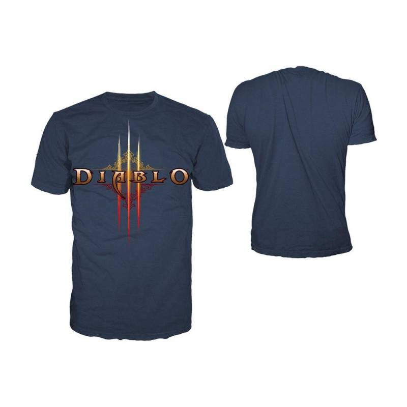 T-shirt - Diablo - Logo Herren  M von Bioworld