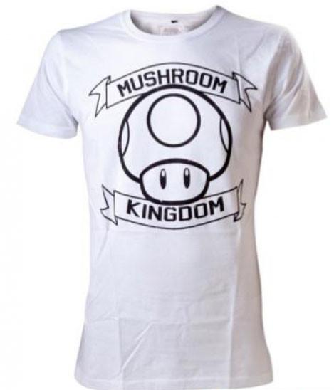 Bioworld - T-shirt Nintendo Mushroom Kingdom L, für Herren, Größe L von Bioworld