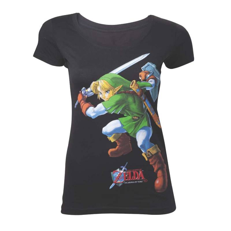 T-shirt - Zelda - Link Damen Schwarz L von Bioworld