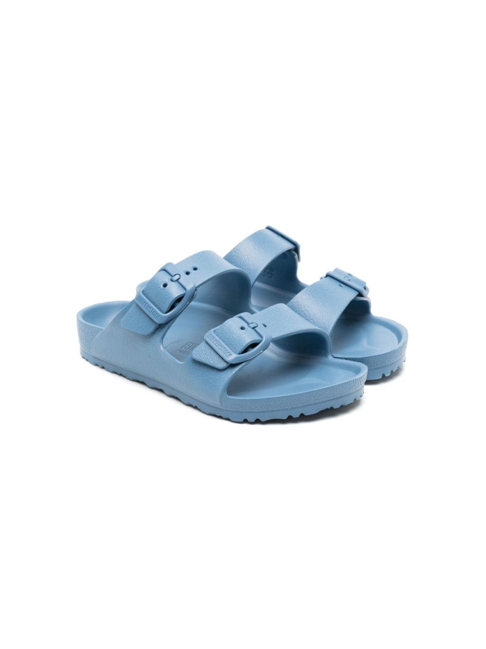 Birkenstock Kids Arizona double-buckle slides - Blue von Birkenstock Kids