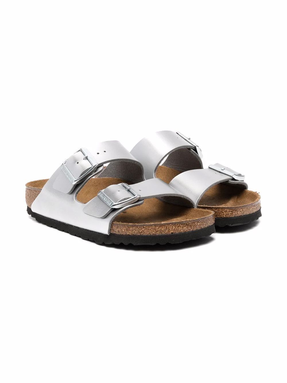 Birkenstock Kids Arizona open-toe sandals - Silver von Birkenstock Kids