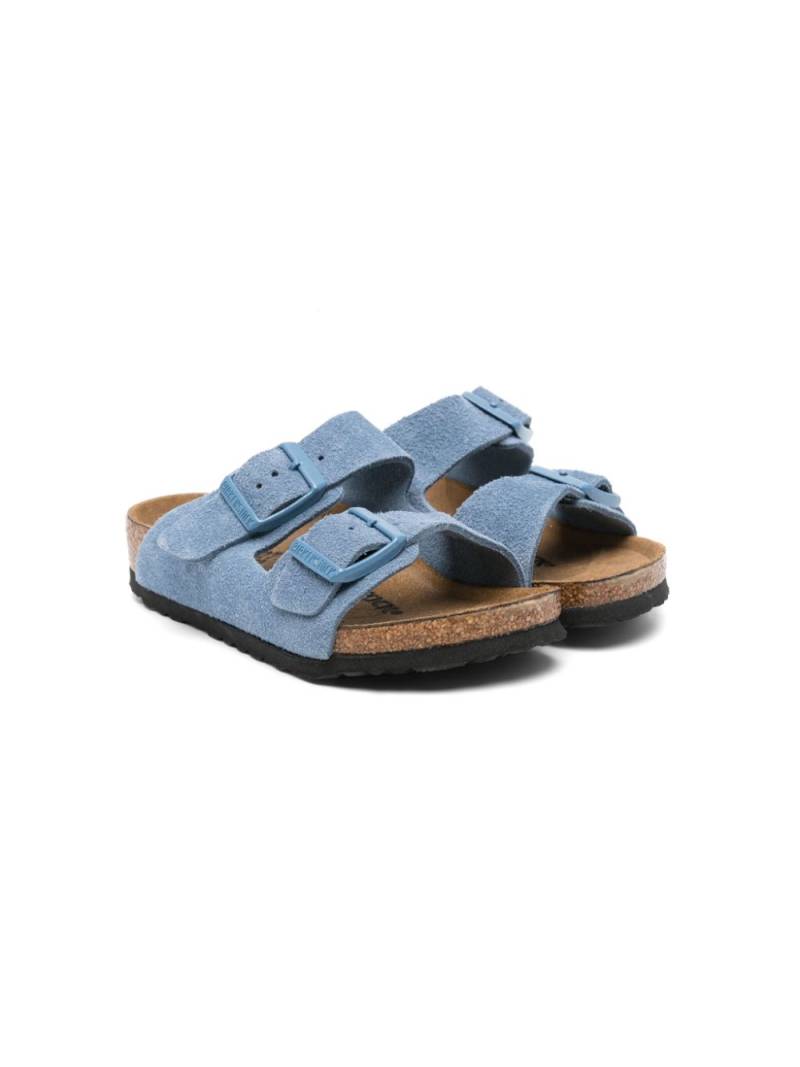 Birkenstock Kids Arizona suede sandals - Blue von Birkenstock Kids