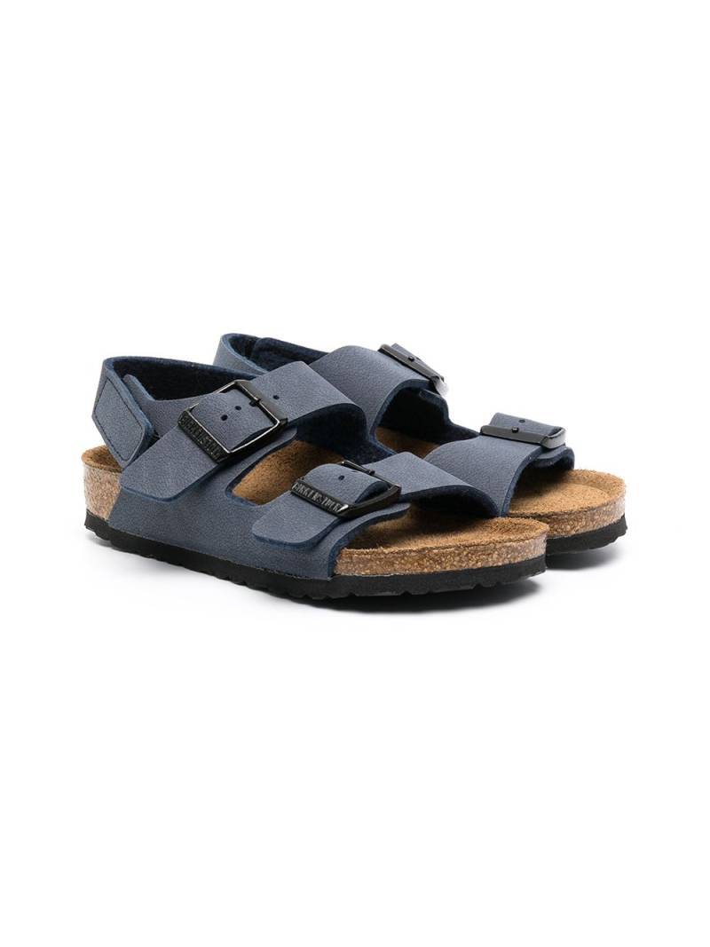 Birkenstock Kids Milano HL buckled sandals - Blue von Birkenstock Kids