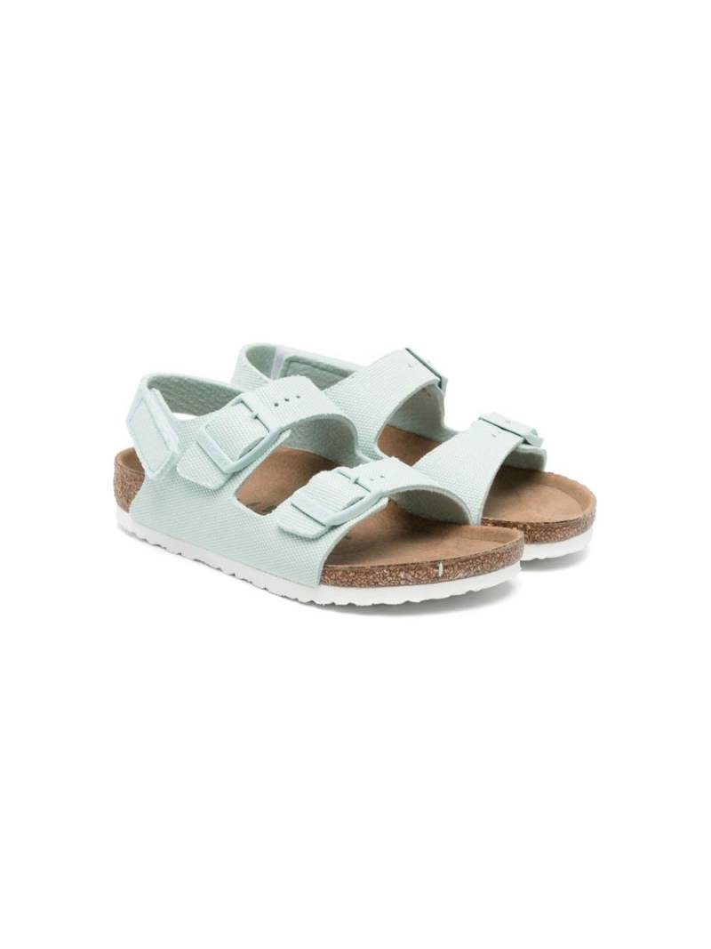 Birkenstock Kids Milano HL canvas sandals - Green von Birkenstock Kids