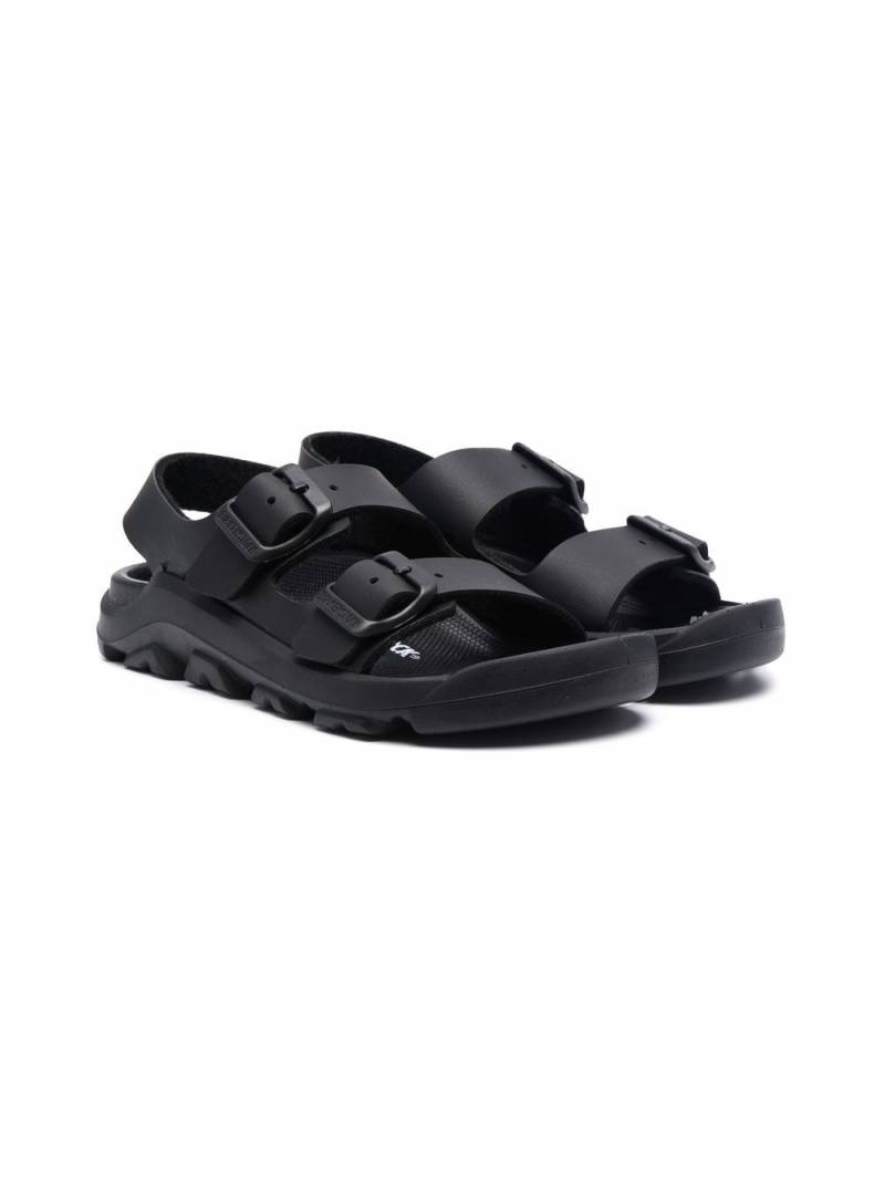 Birkenstock Kids Mogami Birko-Flor slingback sandals - Black von Birkenstock Kids