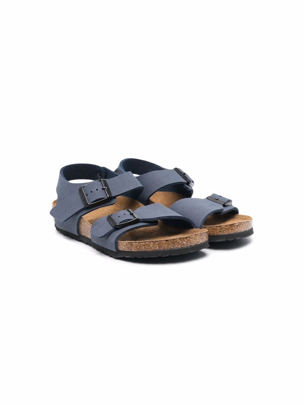 Birkenstock Kids New York leather sandals - Blue von Birkenstock Kids